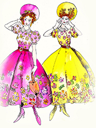 Cinderella Stepsisters Sketch by Manhattan Wardrobe Supply
