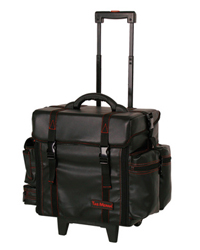 Tas Merah Makeup Soft Case w/ Trolley by MWS Pro Beauty