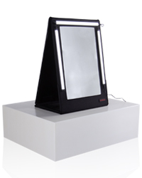 Tas Merah Foldable Makeup Mirror by MWS Pro Beauty