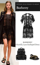 New York Fashion Week Burberry by Manhattan Wardrobe Supply