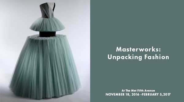 Masterworks - The Met's Costume Institute Exhibition by Manhattan Wardrobe Supply