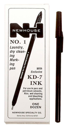 10 Great Summer Camp Essentials Newhouse KD-7 Ink Laundry Pen - Black by Manhattan Wardrobe Supply