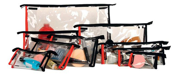 Tas Merah Multi-Purpose Transparent Cosmetic Bag What's In My Bag by Manhattan Wardrobe Supply