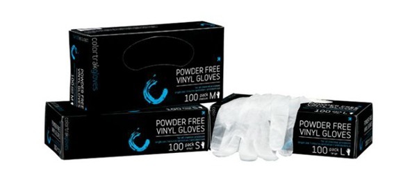 Betty Dain Colortrak Powder-Free Vinyl Gloves Curbside Pickup And PPE Available