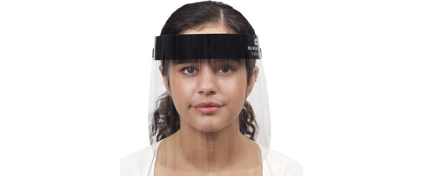 Olivia Garden Essentials Face Shield w/ Black Band Curbside Pickup And PPE Available