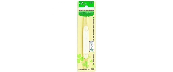 Clover Double Needle Threader Thread A Needle Effortlessly