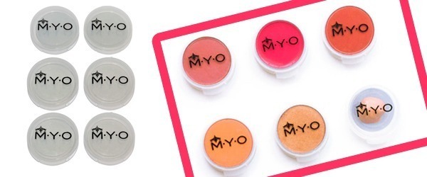 MYO Magnetic Makeup Pods-Small 6 ct. Innovative MYO Cosmetic Cases