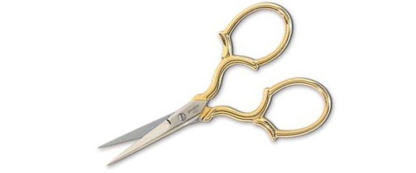 Gingher Gold Handle Epaulette Embroidery Scissors Last Minute Stocking Stuffers